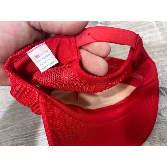 Dallas Taxes Baseball Cap Hat Men's One Size Adjustable 100% Polyester Red - Picture 6 of 7